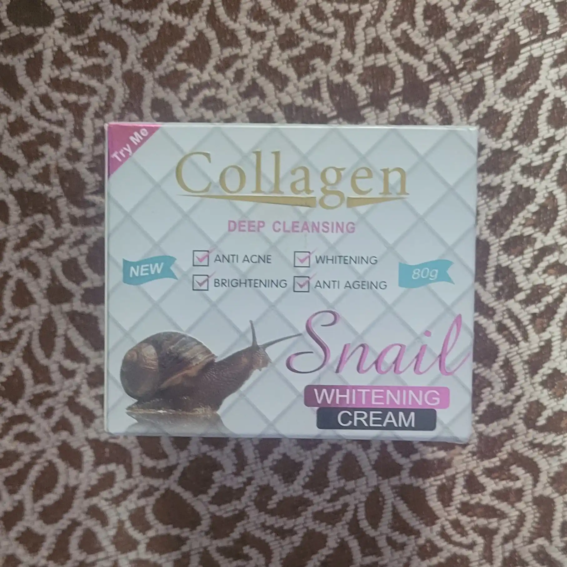 Крем для лица Collagen, отбеливающий крем, анти-акне и антивозрастной, 4 в 1, 80 г