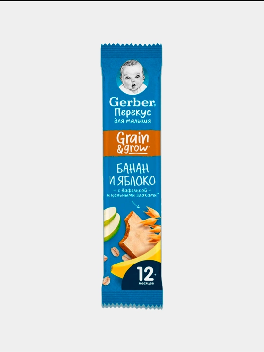 GERBER Батончик Банан Яблоко 25г