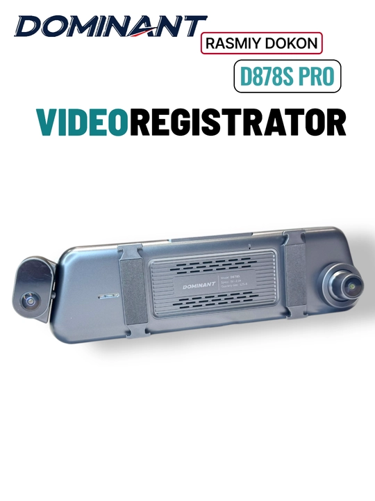 Видеорегистратор Dominant D878S PRO ВЕРСИЯ Wifi 4К ultra hd 3 камеры