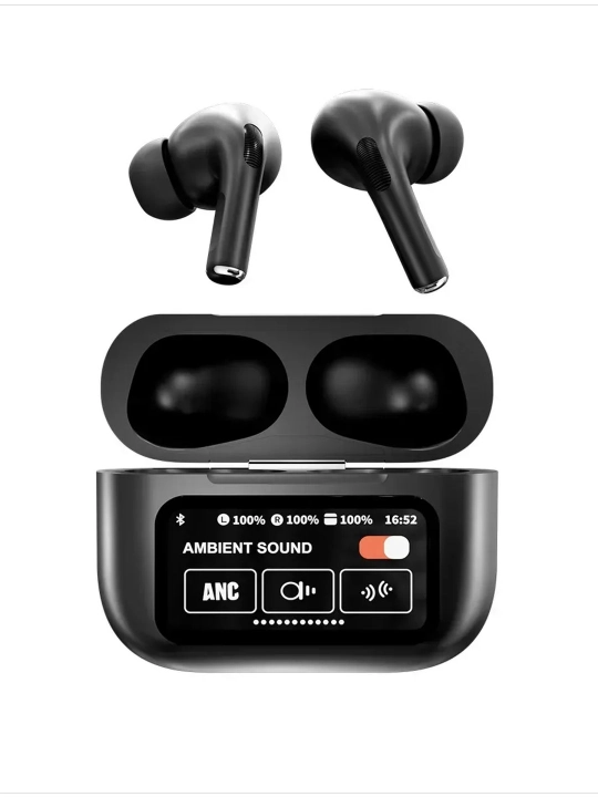 Pro 2 simsiz minigarnituralari, mikrofonli va aqlli ekranli minigarnituralar, Bluetooth