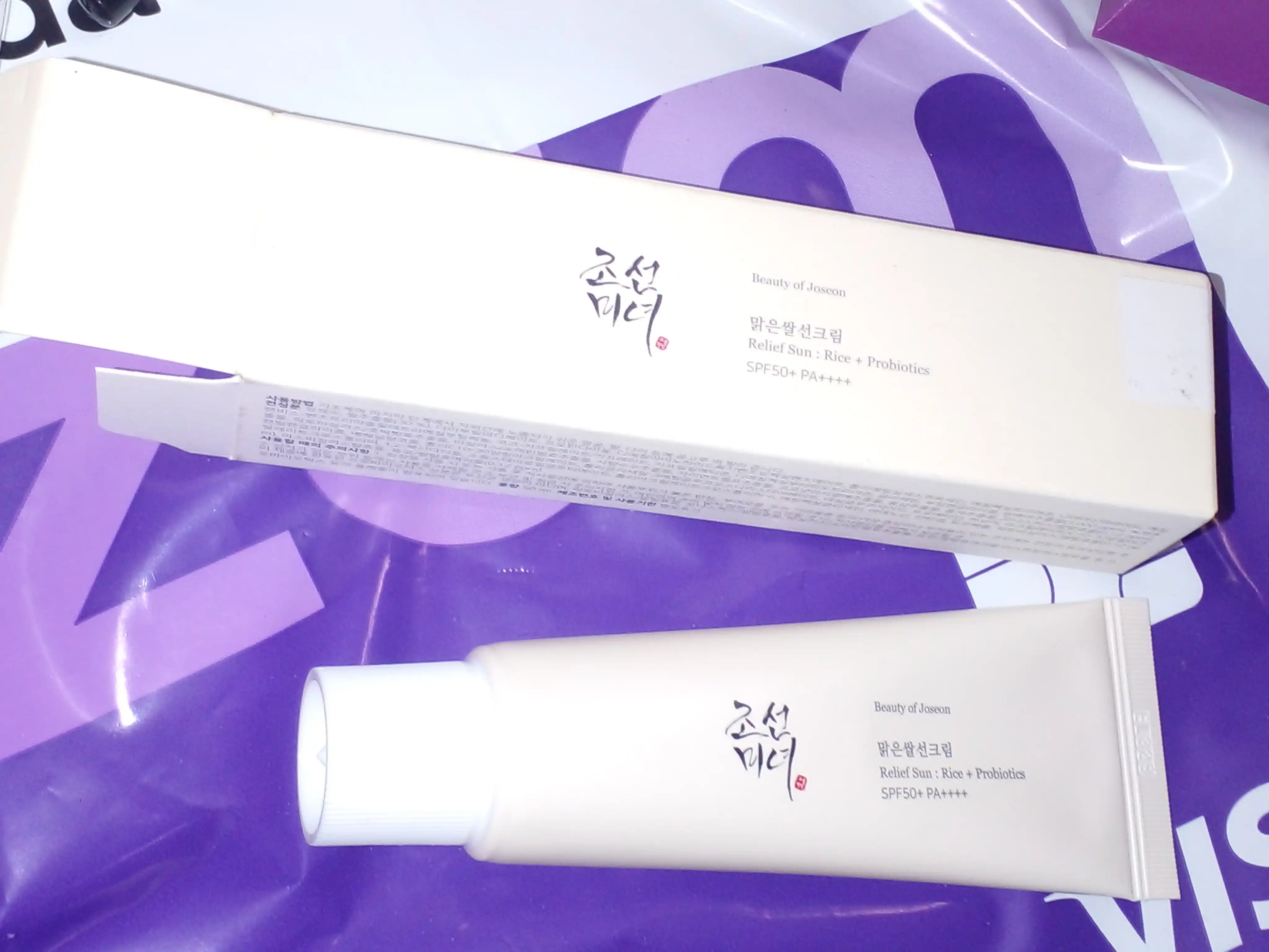 Солнцезащитный крем для лица с пробиотиками Beauty of Joseon Relief Sun СПФ 50+ PA+, 50 мл