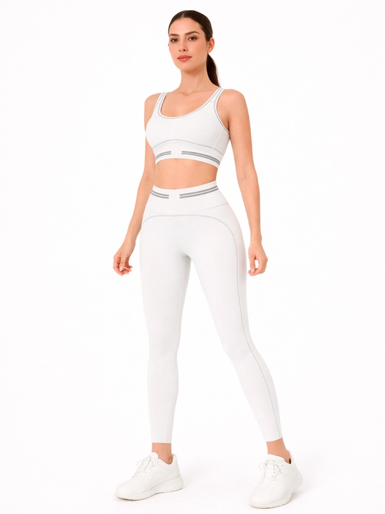 Ayollar uchun fitnes sport komplekti (top + leggins) - 