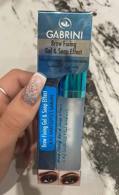 Гель фиксатор Gabrini Brow Fixing & Soap effect, для укладки бровей, прозрачный, 8 мл