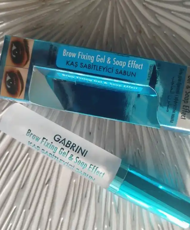 Гель фиксатор Gabrini Brow Fixing & Soap effect, для укладки бровей, прозрачный, 8 мл