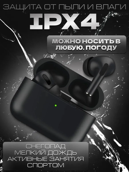 Simsiz quloqchinlar Pro 2, sensorli, iPhone va Android uchun