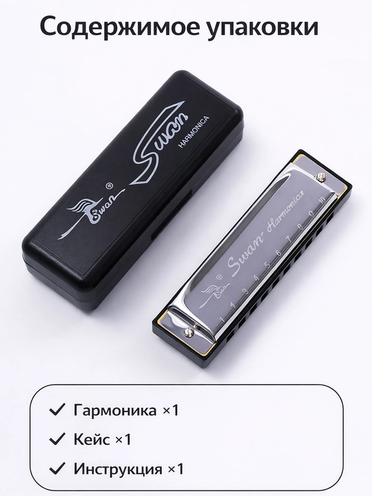 10 teshikli C blyuz garmoshka, bolalar va boshlovchilar uchun