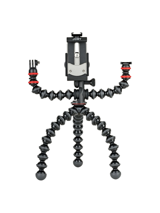 JOBY GorillaPod Mobile Rig, GripTight с фиксацией, 1/4"-20, 2 arms, cold shoe, GoPro - 