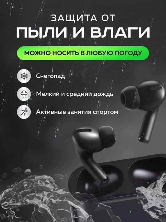 Simsiz quloqchinlar Pro 2, sensorli, iPhone va Android uchun