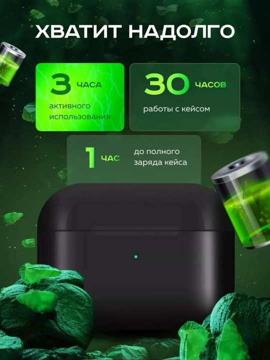 Simsiz quloqchinlar Pro 2, sensorli, iPhone va Android uchun