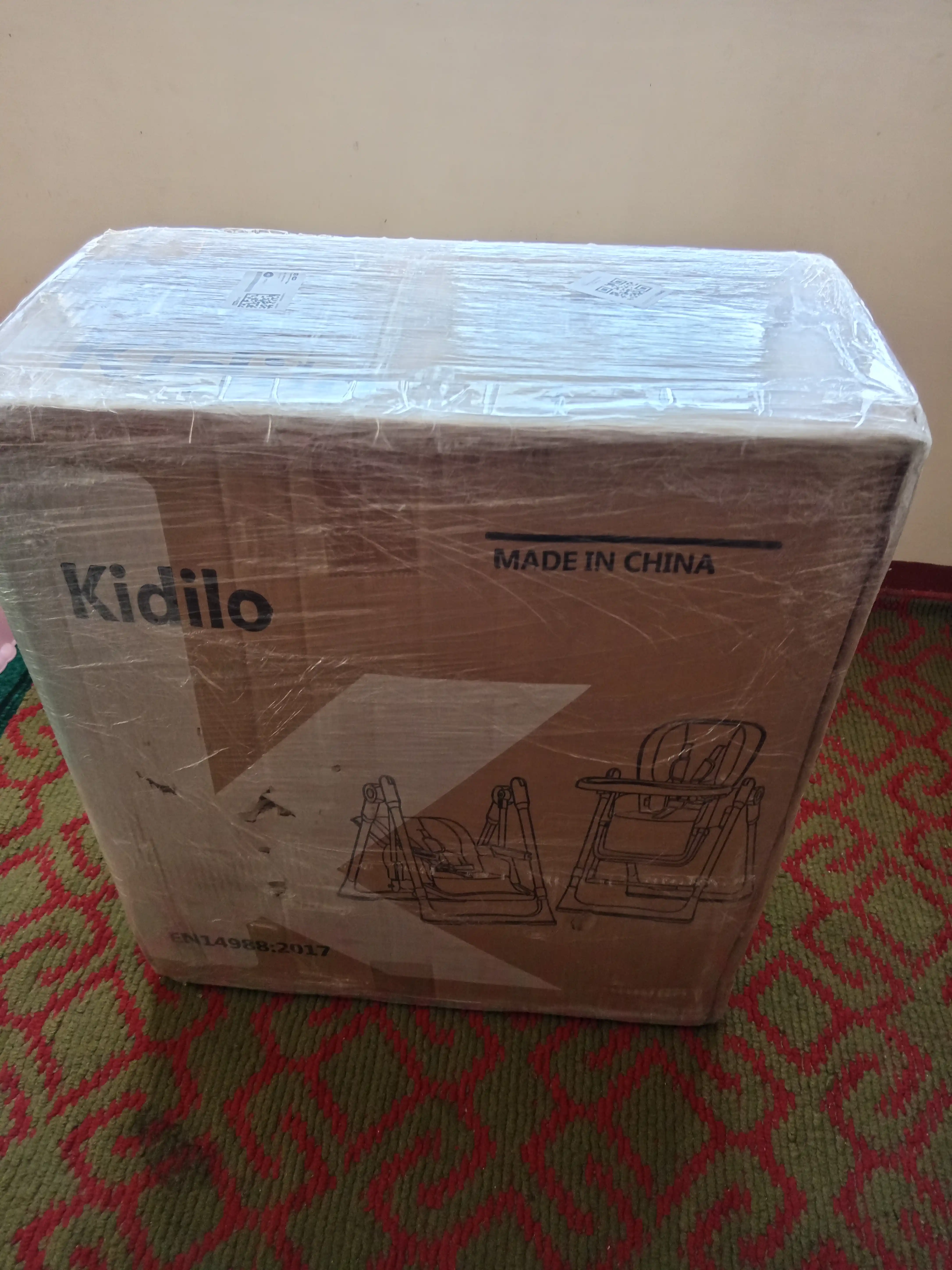 Детский стульчик для кормления+ качели, 2 в 1 Kidilo-8166