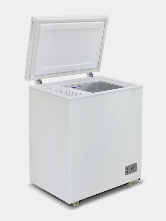 Biryusa 155KVS yopiq qopqoqli muzlatgich, hajmi 145 L, invertor kompressor