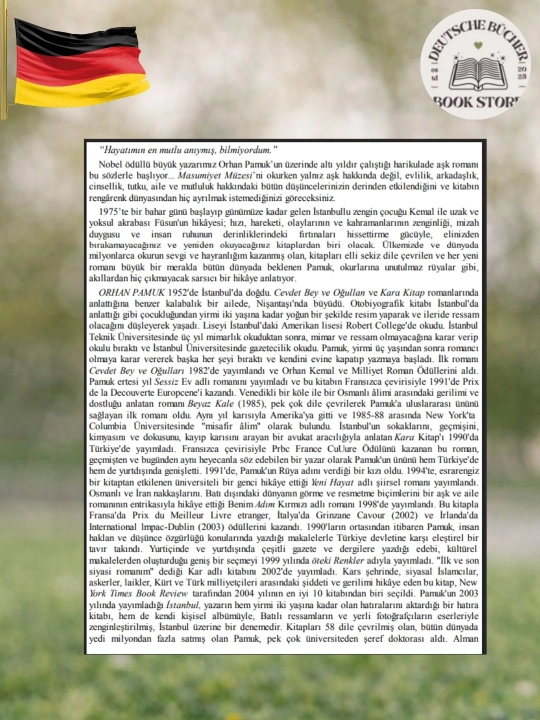 Masumiyat Muzesi – Orhan Pamuk romani 