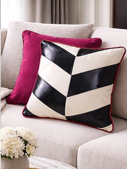 Зебра подушка — DECORPI-ZEBRAYOSTIQ-ТЕМНРОЗ