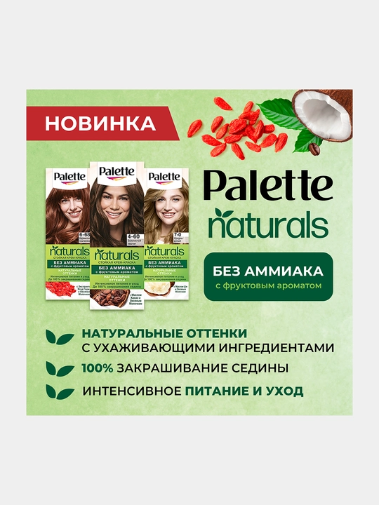 Краска для волос Palette PNC 4-60, золотистый кофе