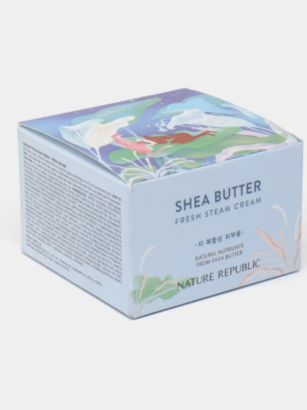 Shea Butter Nature Republic yuz terini namlovchi va tetiklantiruvchi krem, 100 ml