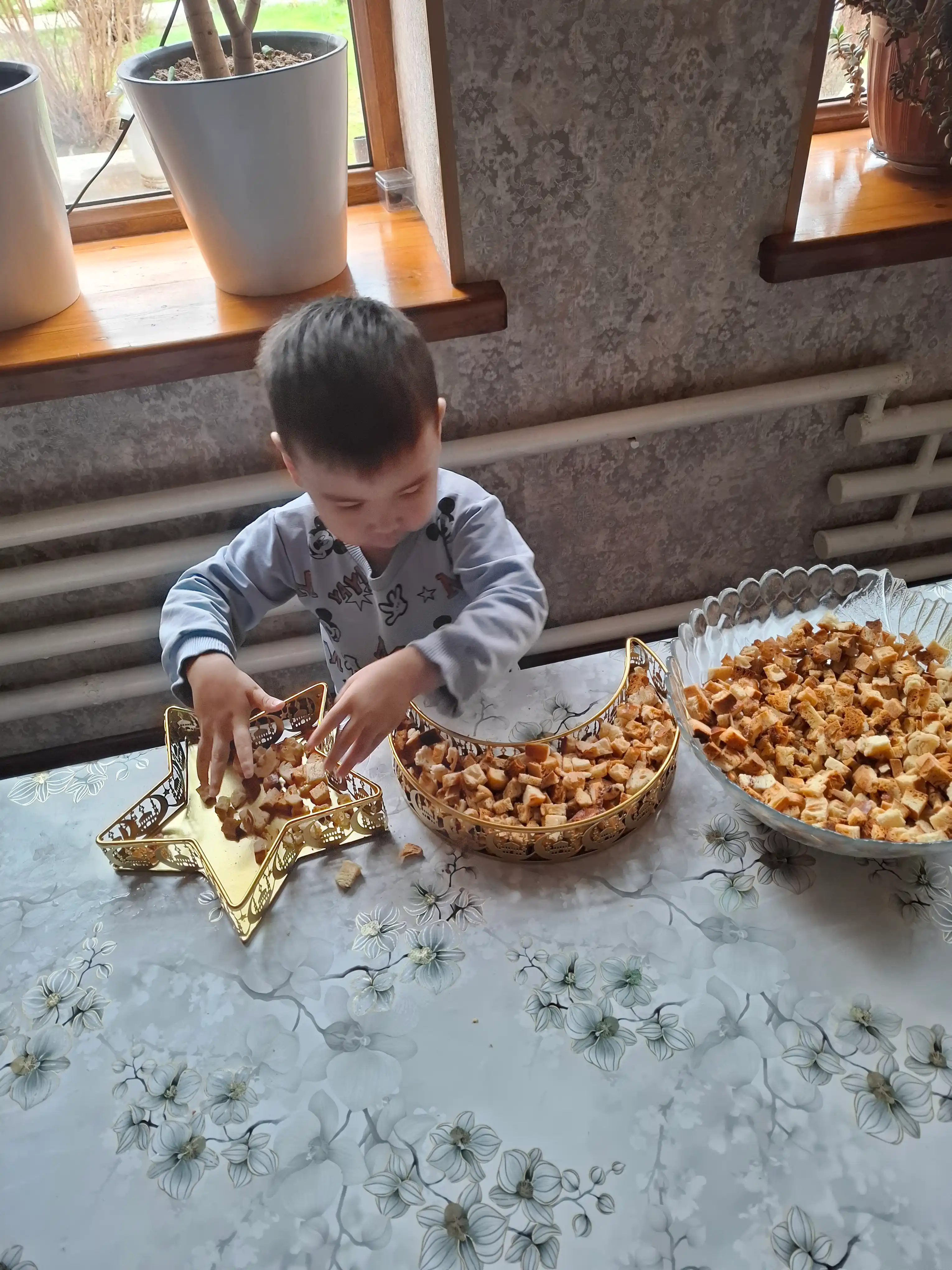 Bayram uchun tarelka, ayirboshlagich