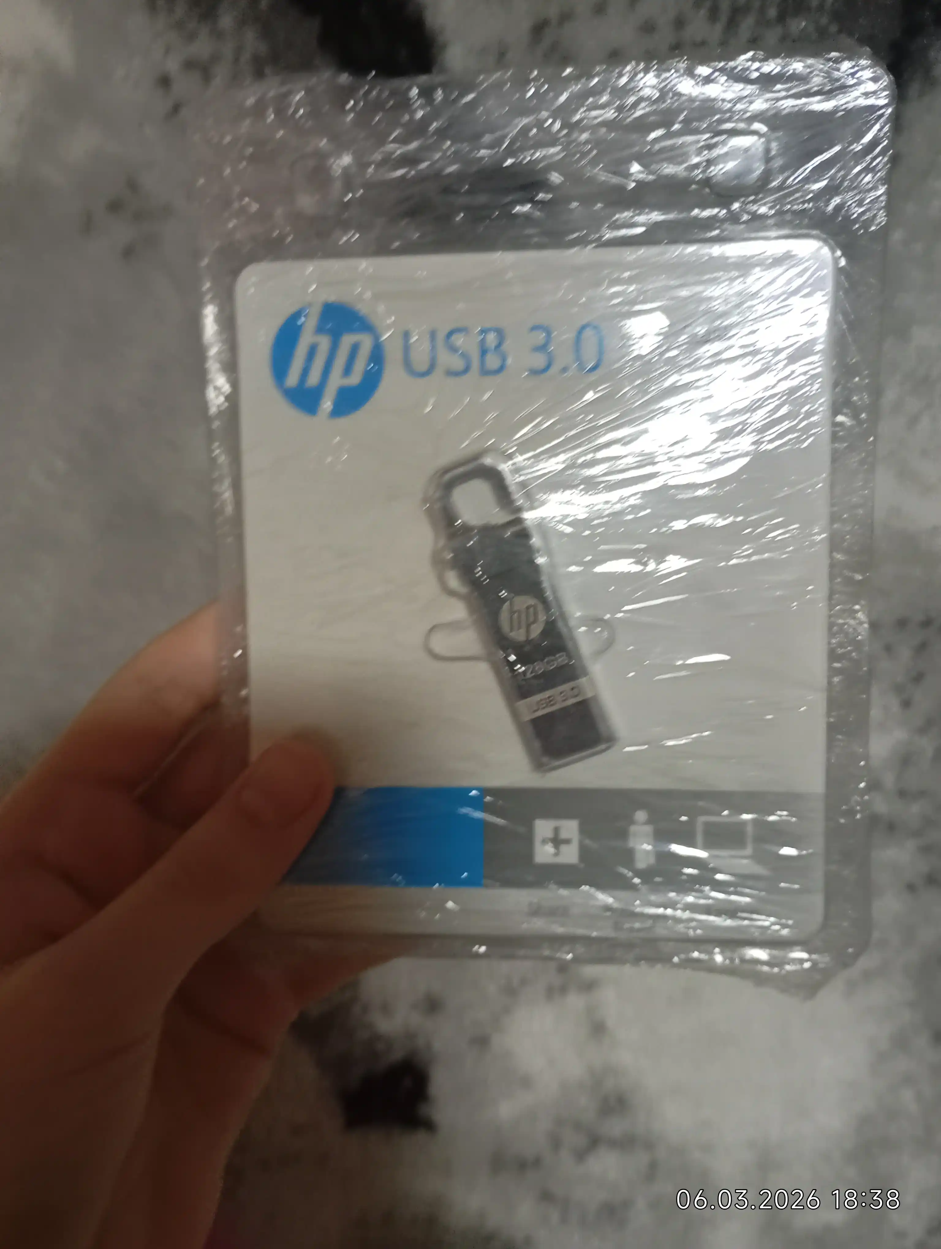 Флешка HP:2ГБ, 4ГБ, 8ГБ, 16ГБ, 64ГБ, 128ГБ, 256ГБ, 512ГБ USB-3.0, для компютеров