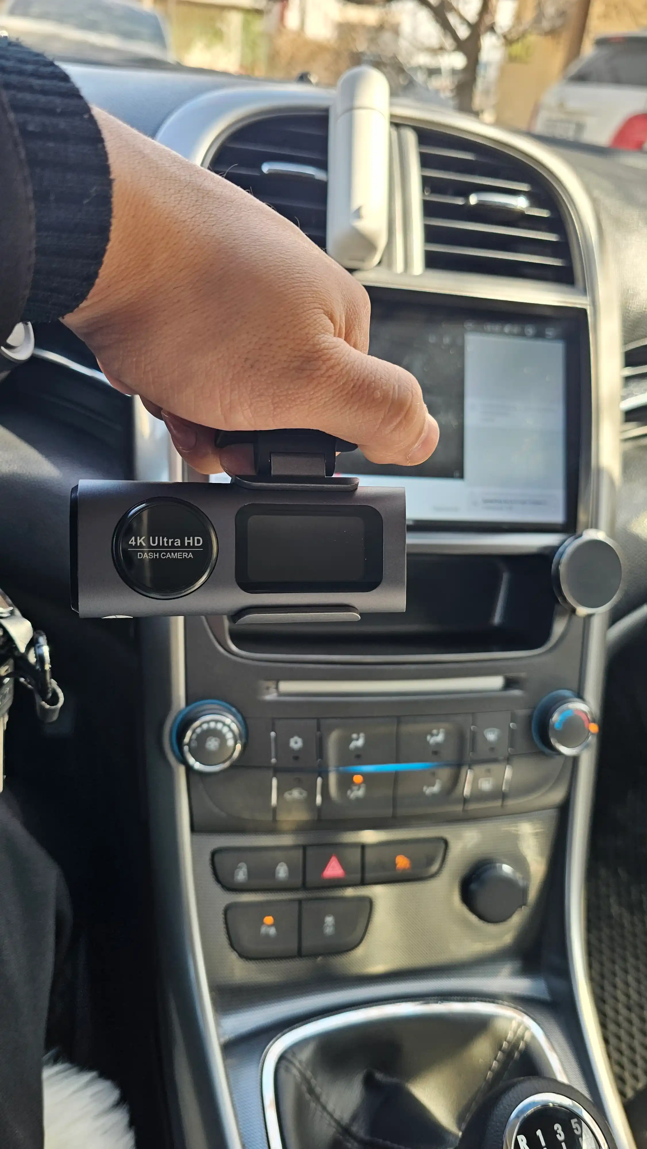 Видеорегистратор DASH CAMERA 4K+AHD 1080 FULL HD,Wi-Fi, GPS+64 ГБ, 1,5-дюймовый HD-дисплей