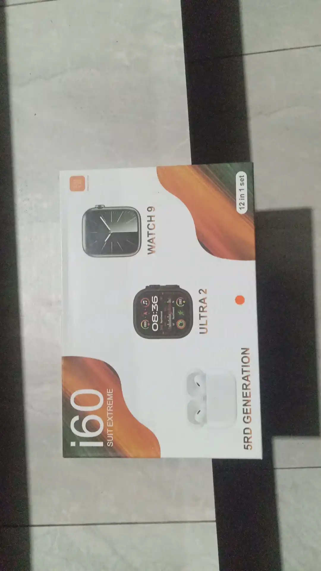 Smart Watch Ultra va Pods pro quloqchinlari, 8 ta bilaguzuk, 10 tasi 1 da, aqlli soat