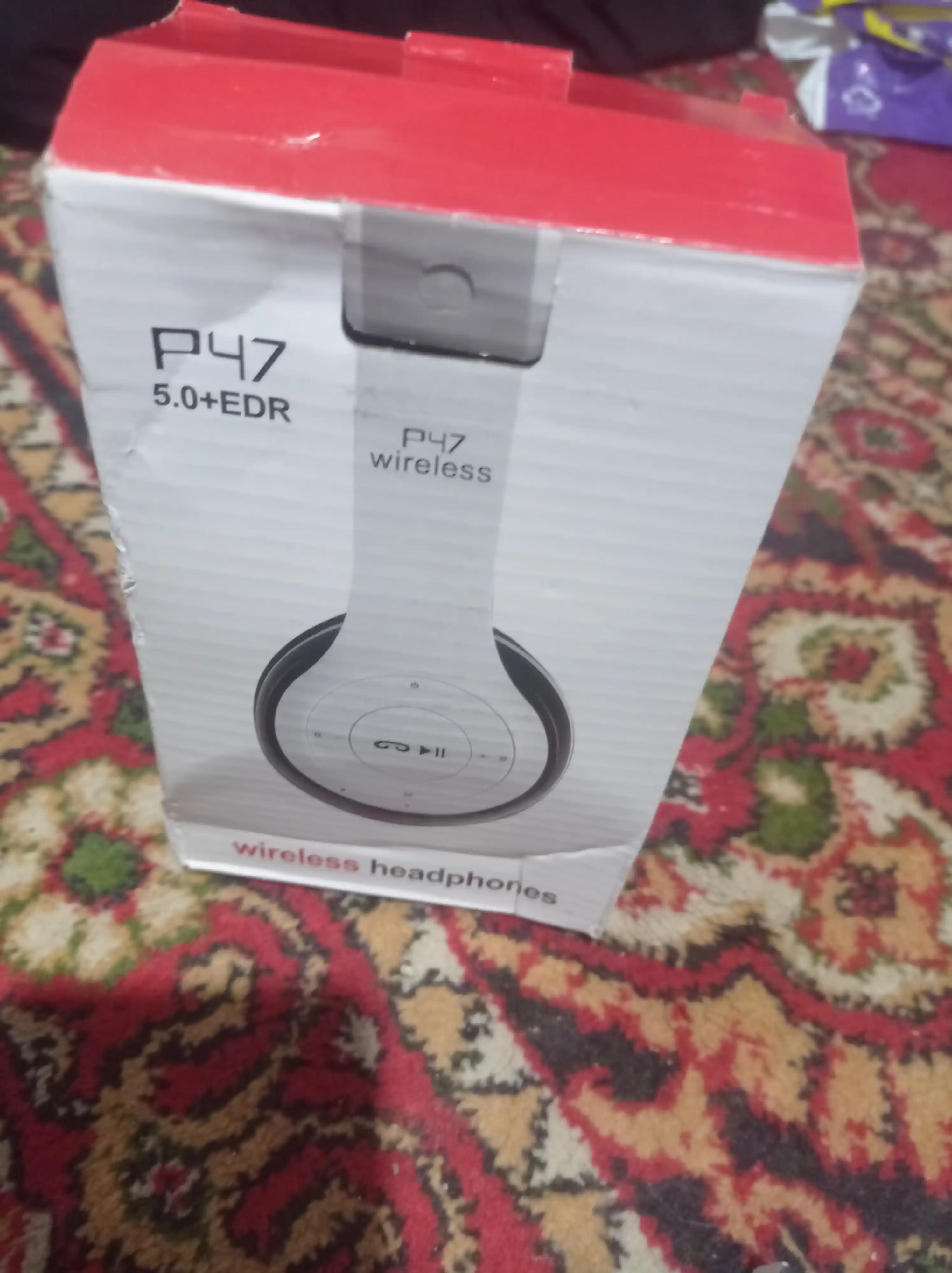 Наушники P47 Bluetooth, складные, стерео звук, слот для SD карты