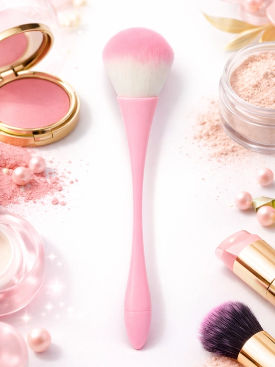 Konsiler, korrektor, tonal, rumyan, makiyaj uchun kosmetik cho‘tka - 