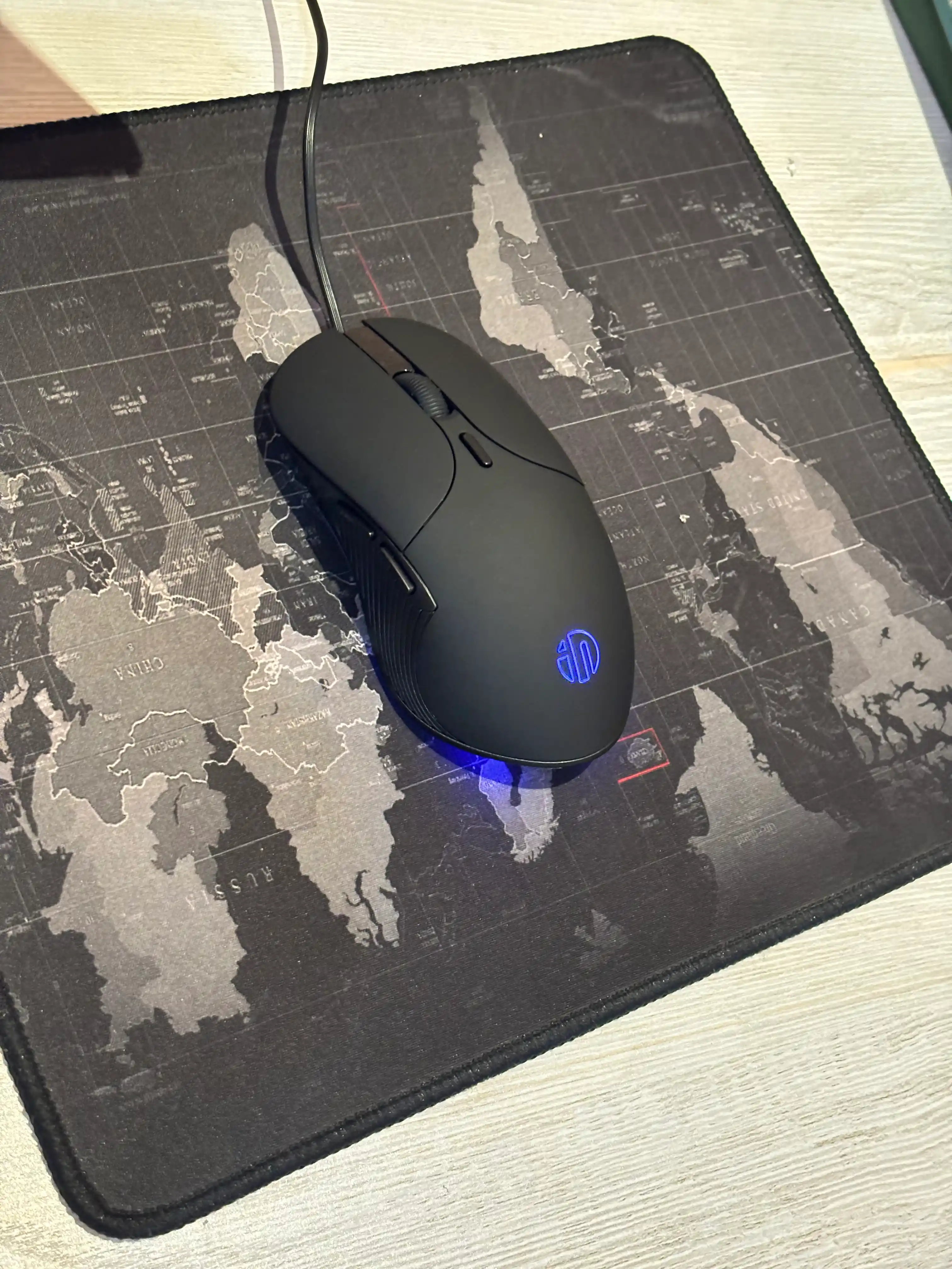 O‘yin sichqonchasi, simli, shovqinsiz va RGB yoritgichli, optik sensor, 12800 DPI