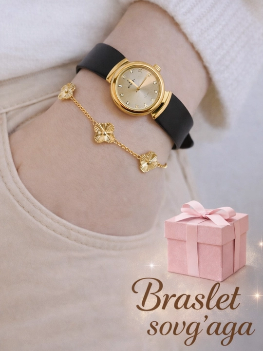Ayollar soati+sovg‘aga braslet