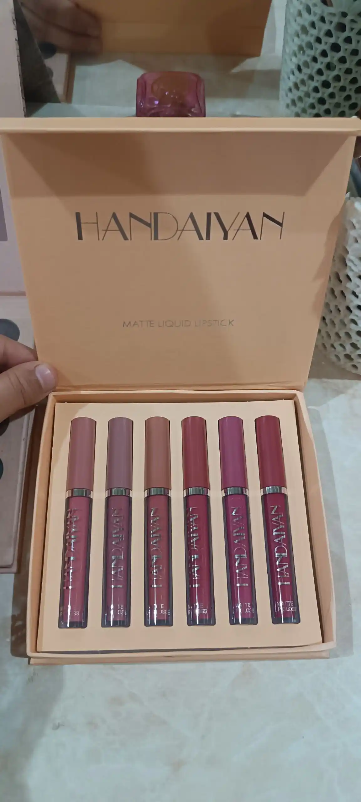 Handaiyan, набор 6 в 1, помада для губ