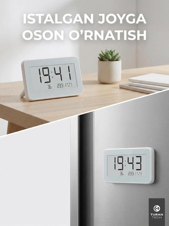 Xiaomi Temperature and Humidity Monitor Clock часы метеостанция