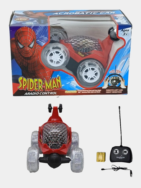 O‘rgimchak odam (Spider-Man) 705 radioboshqaruvli ag‘darma mashinasi, 360° tryuk mashinasi - 