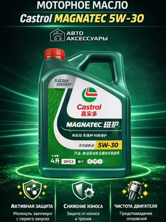 Моторное масло Castrol 5W-30, Гонконг - 
