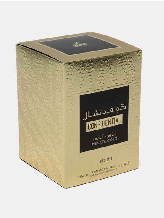 CONFIDENTIAL, PRIVATE GOLD, Lataffa, erkaklar uchun parfyum suvi, 100 ml - 