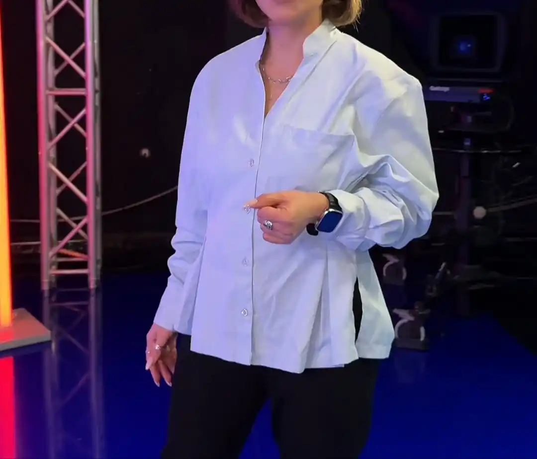 Klassik ayollar ko‘ylagi, uzun yengli, paxtadan, asosiy model