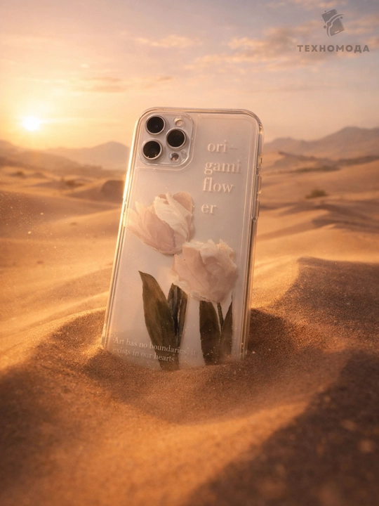Прозрачный мягкий чехол для iPhone