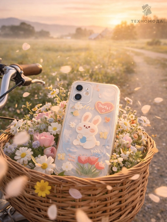 Прозрачный мягкий чехол для iPhone