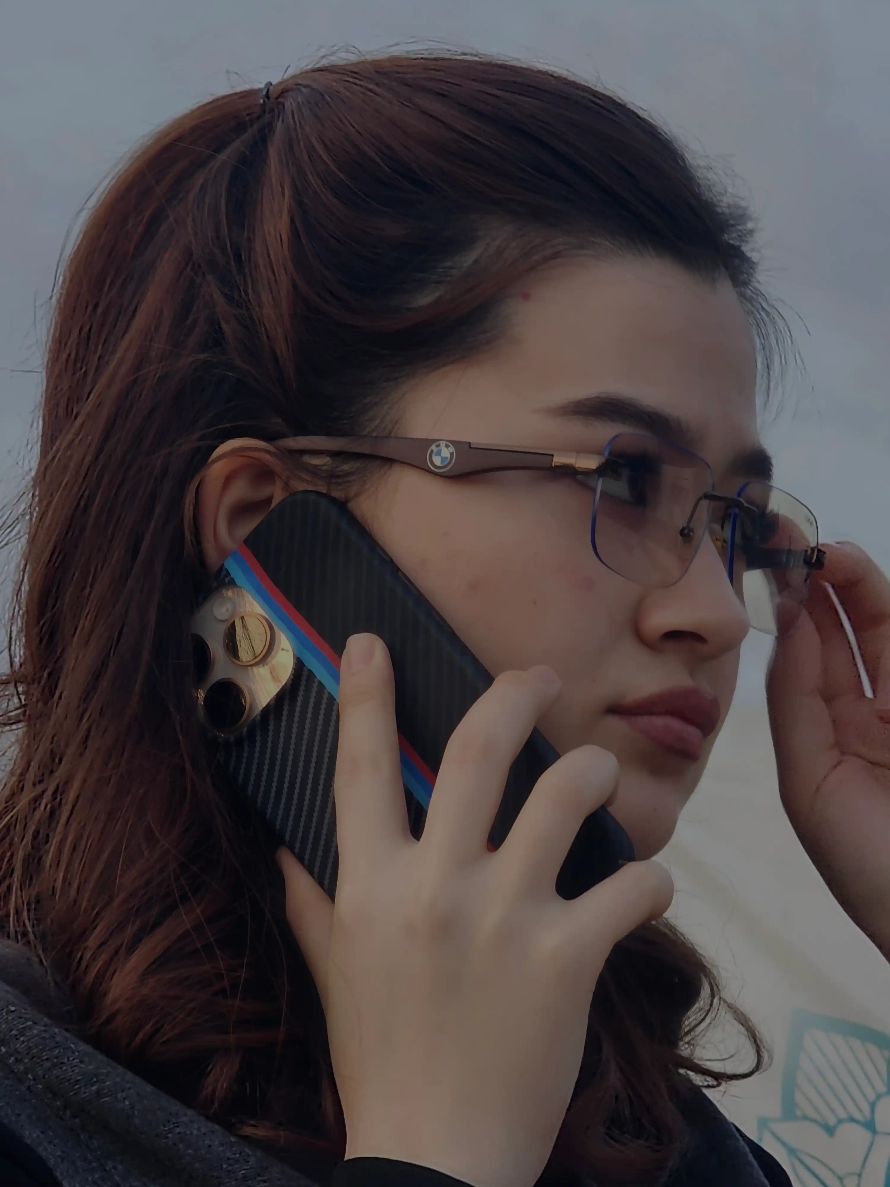 Чехол для iPhone карбоновый, MagSafe, 14, 15, 16, 17, Pro Max, жёсткий