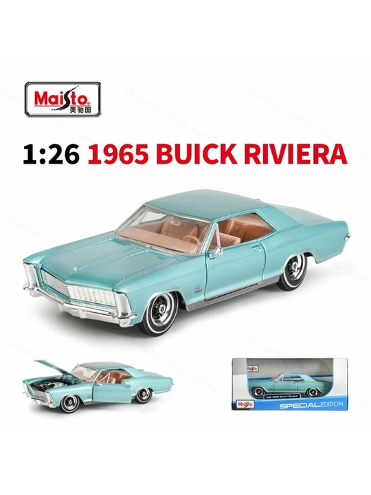Ford va Buick avtomobillari MAISTO brendidan, kolleksiya uchun 1:24 masshtabli