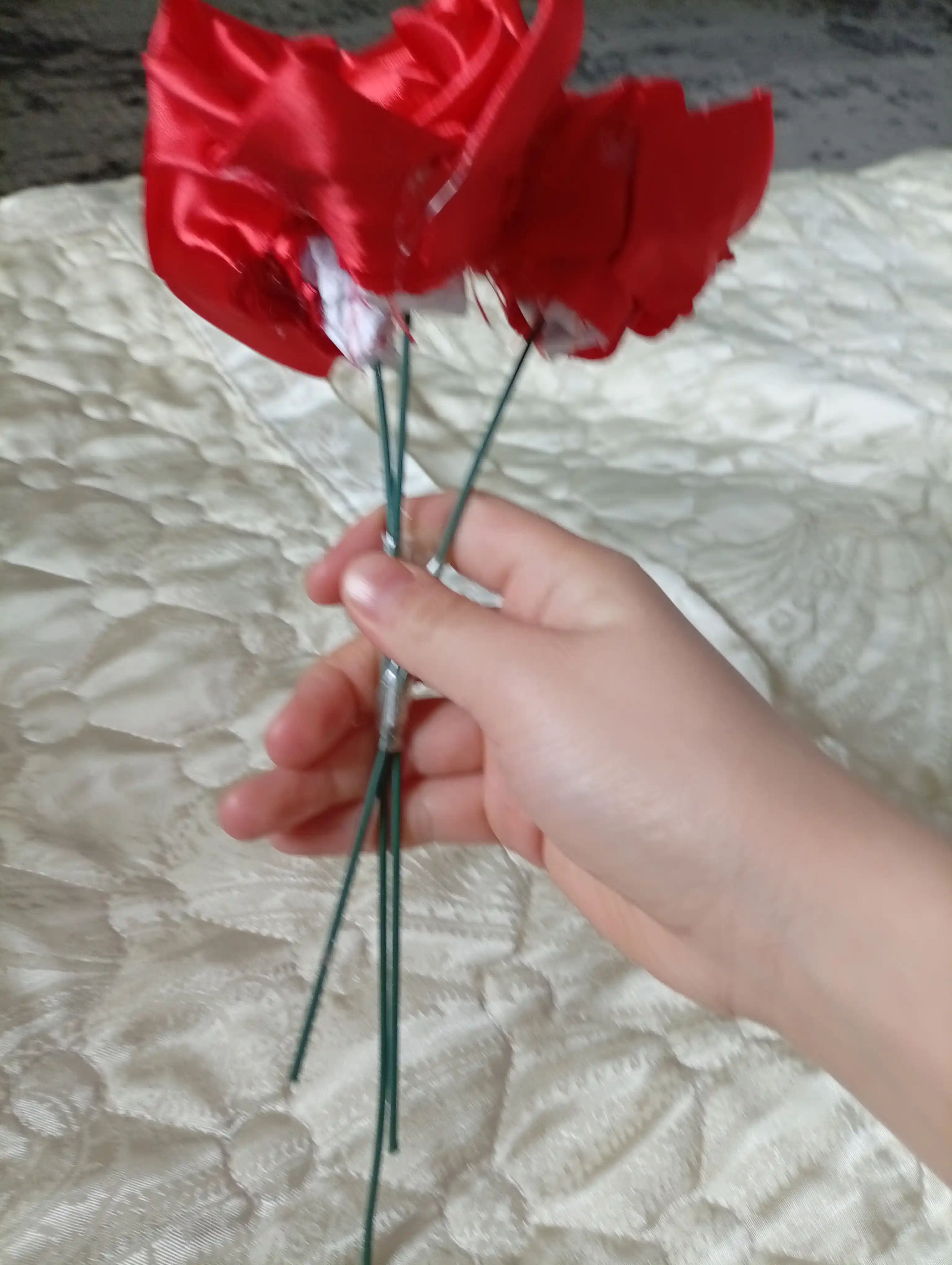 Floristik sim yashil 2 mm 40 sm, 10 dona to‘plam, gullar va qo‘l mehnati uchun
