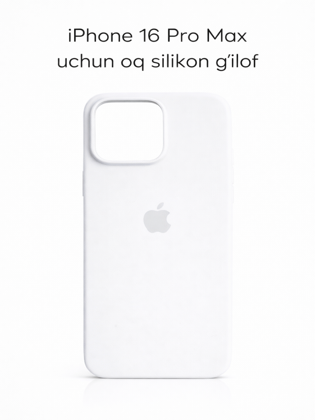 IPhone 17 / 16 / 15 / 14 / 13 / 12 Pro Maxlar uchun silikon g‘iloflar