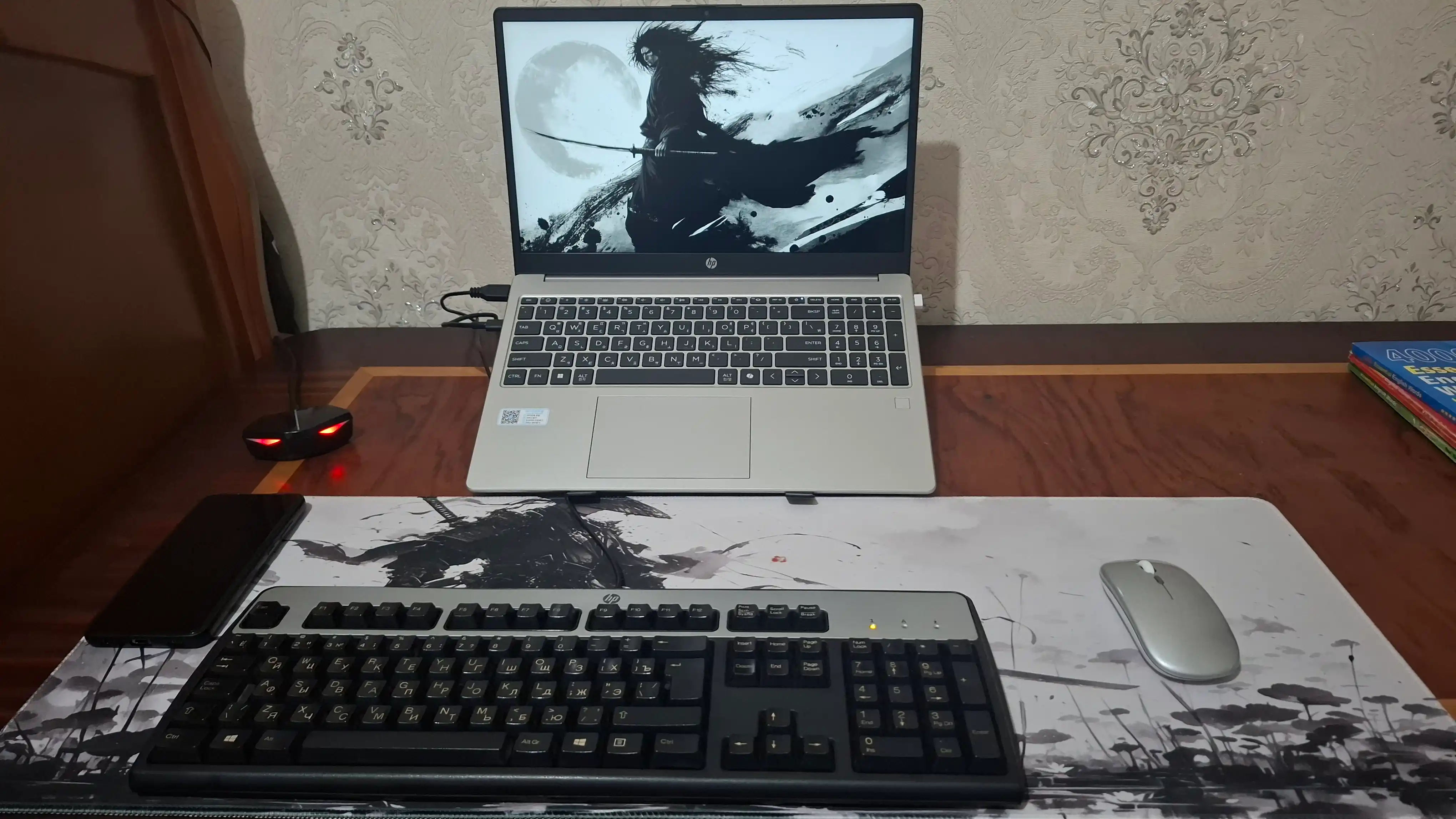 Kompyuter va noutbuk uchun shovqinsiz simsiz sichqoncha, RGB, Bluetooth