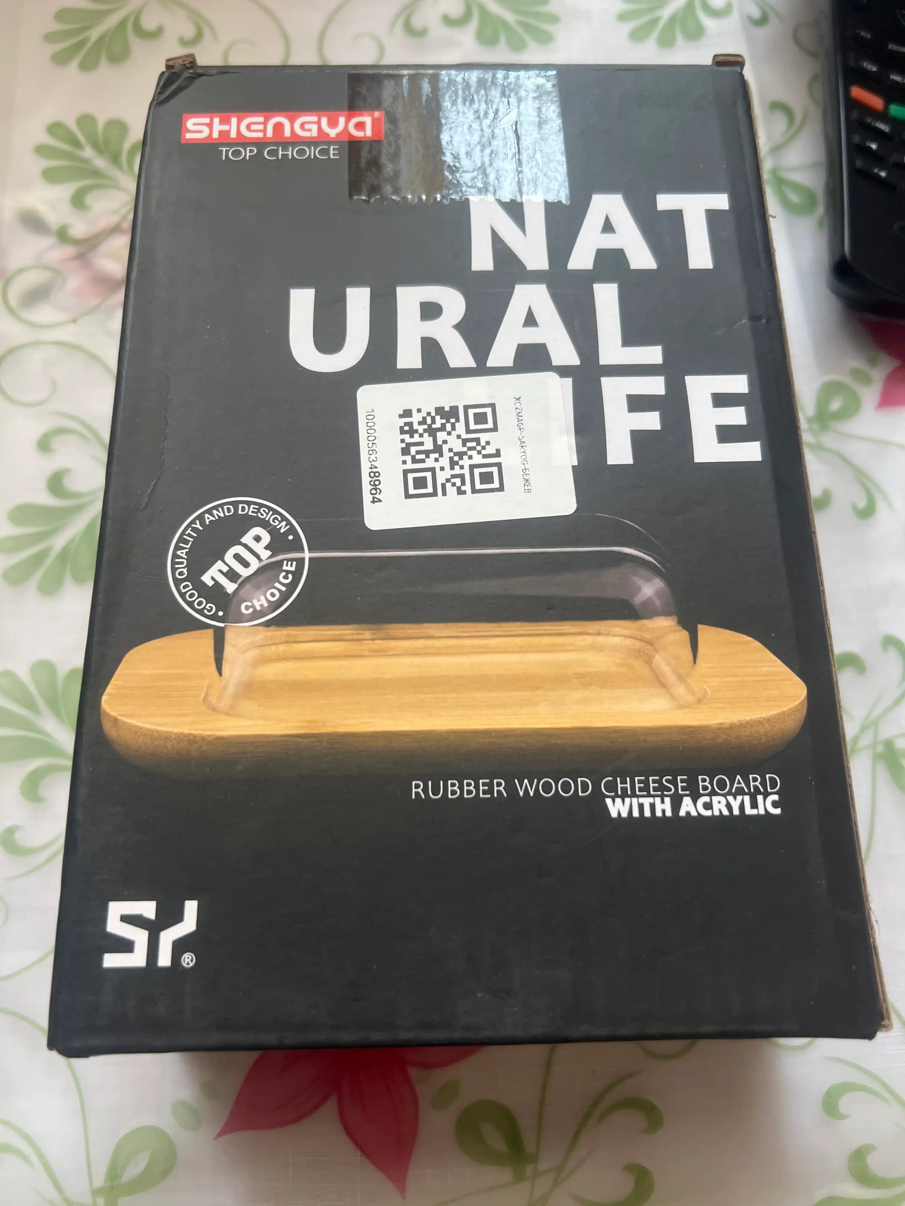 Масленка из бамбука и пластика
