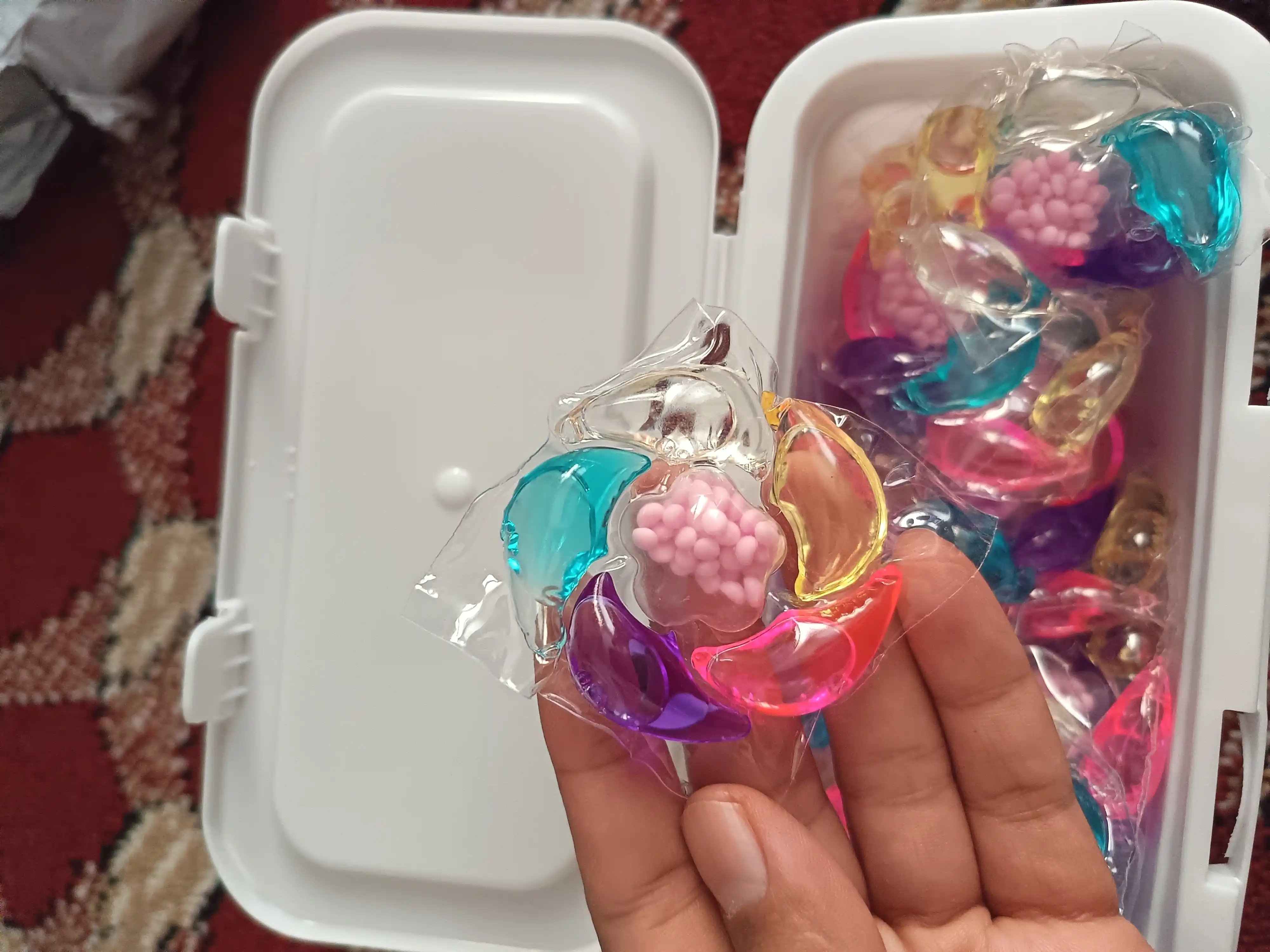 6 dan 1 gacha kapsulalar kir yuvish uchun, xushbo'y hidli, universal 36 dona