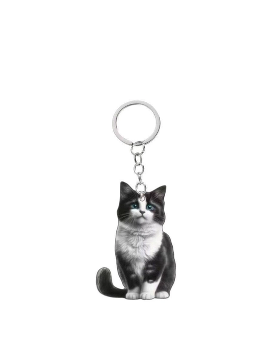Брелок, для ключа, кот - 