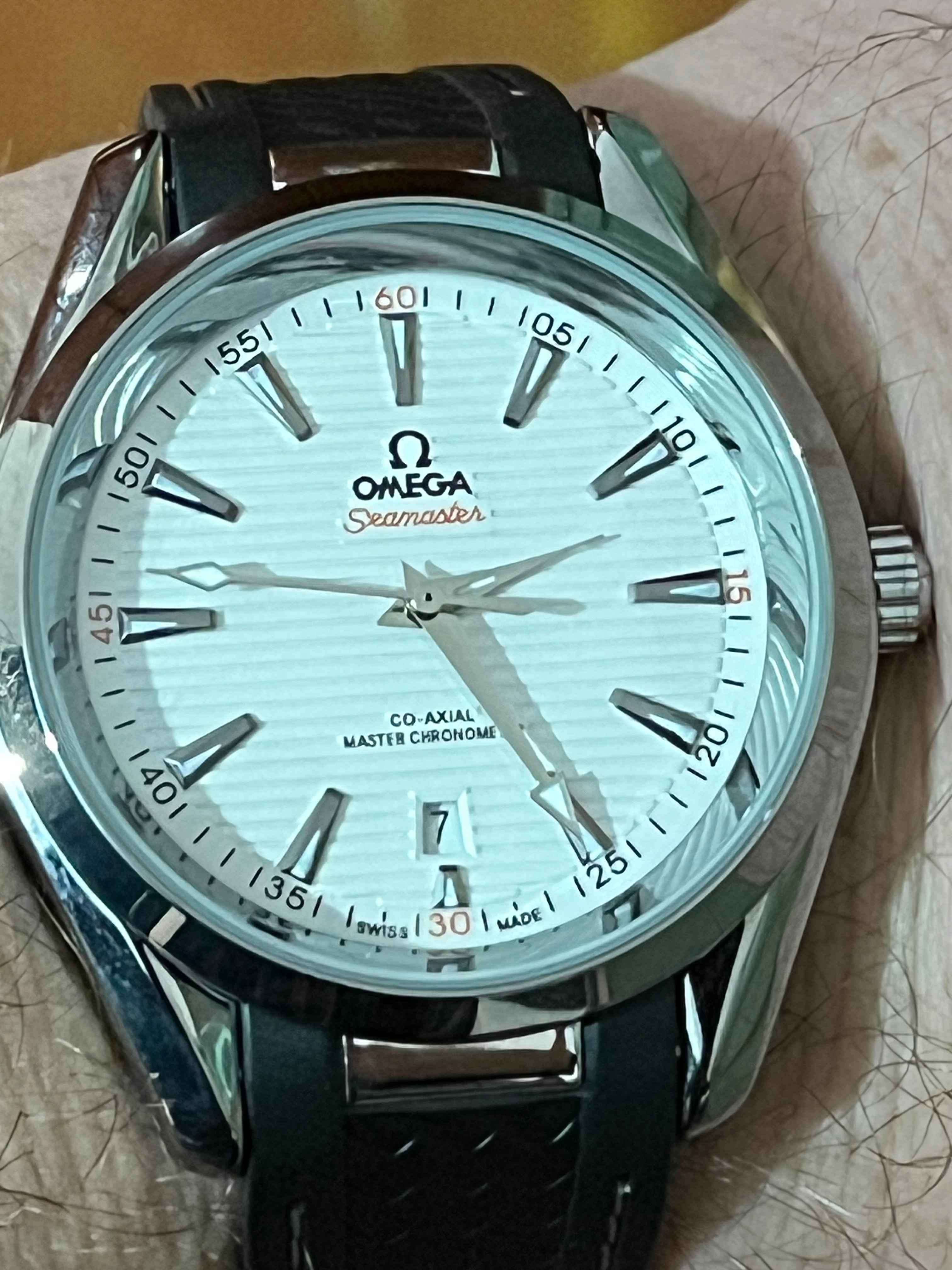 Мужские часы с автоподзаводом, механические, стиль Omega Seamaster