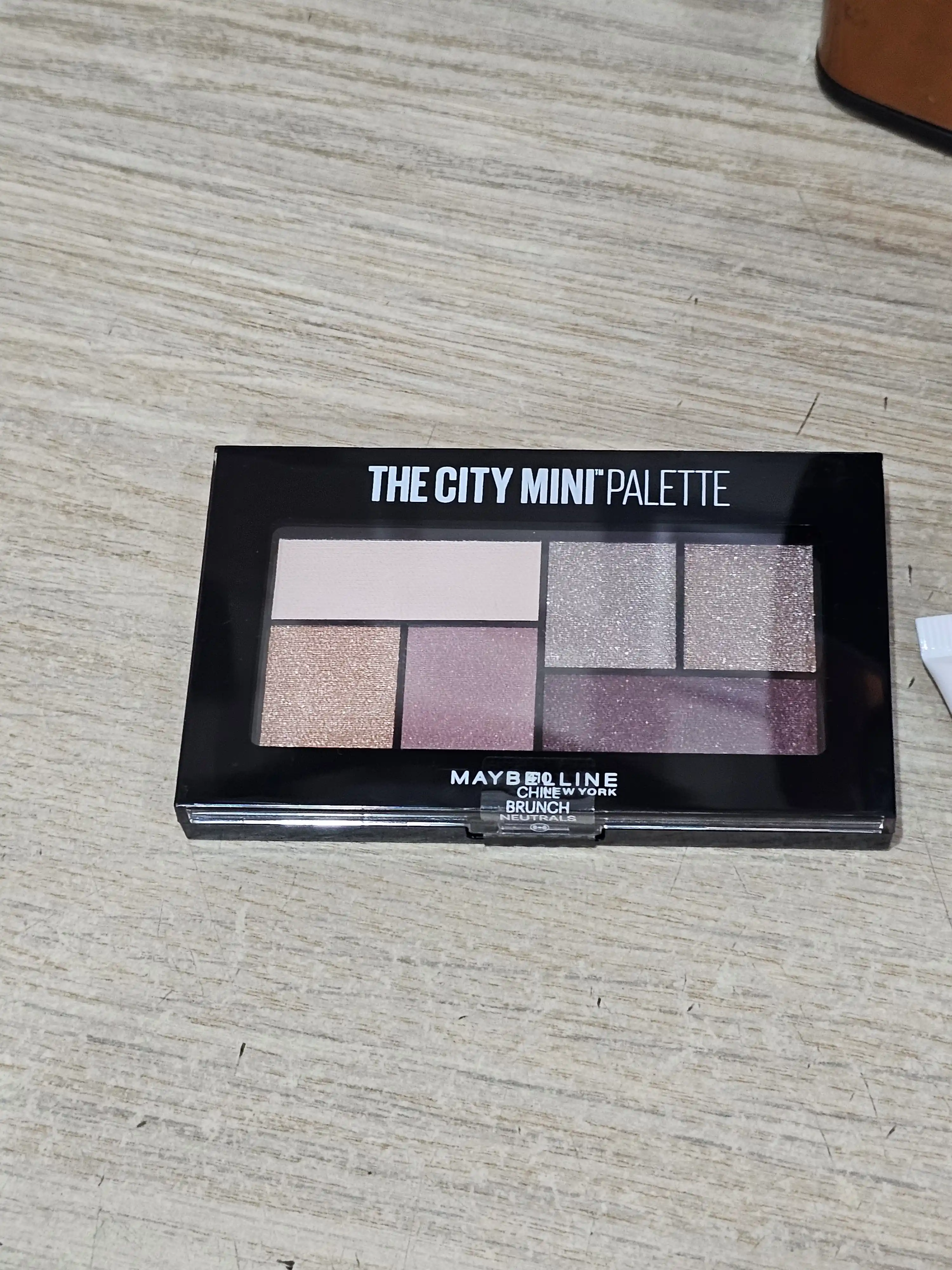 Ko'z qovoqlari uchun soyalar paletkasi Maybelline New York City mini, ton 410