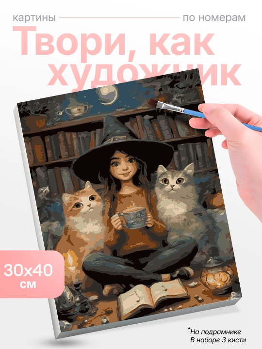 Картина, рисование по номерам Skystore Люди, холст на подрамнике, 30 x 40 см - 