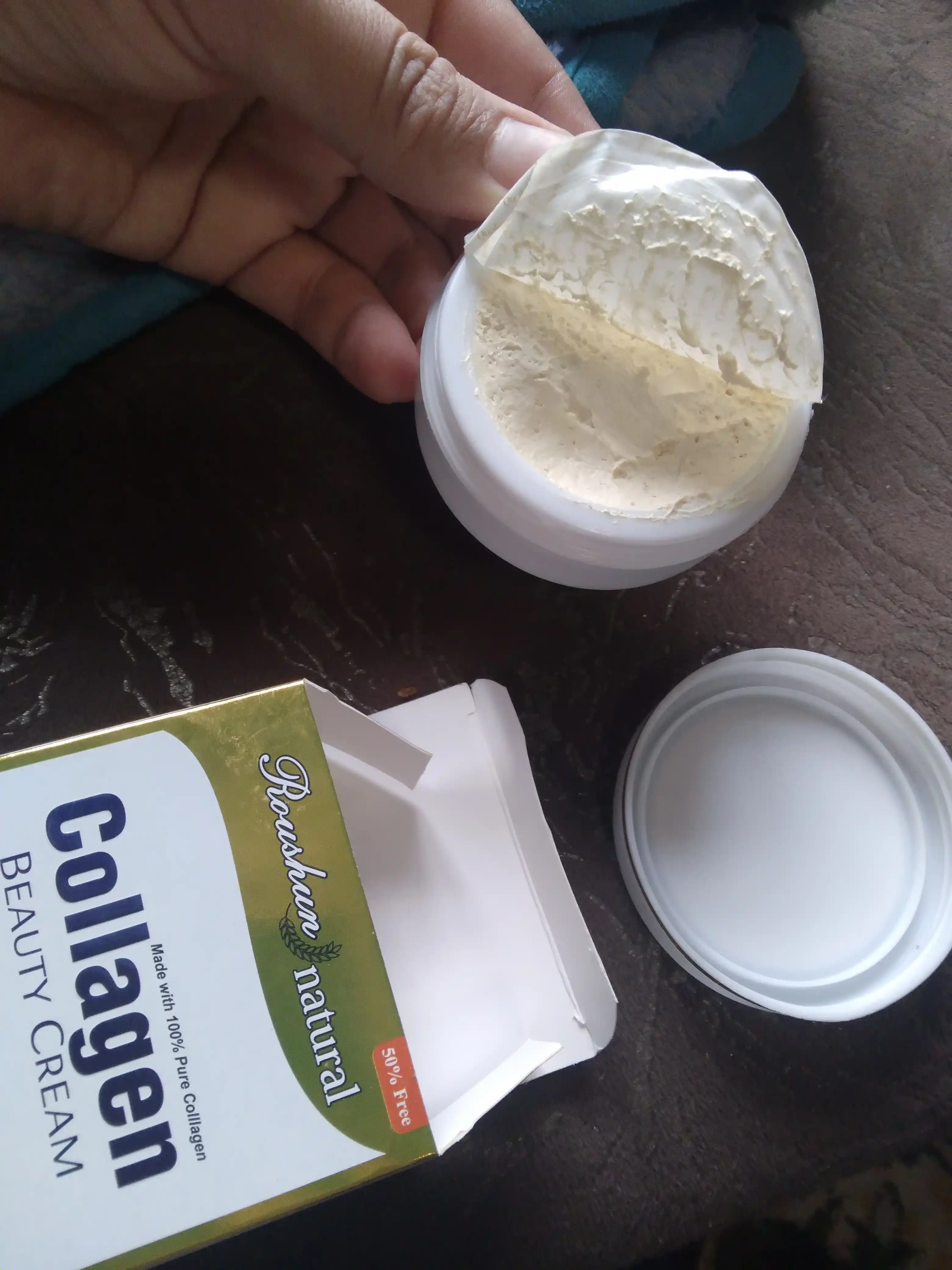 Увлажняющий крем для лица, коллагеновый крем для лица Roushun Collagen krem, 25 гр