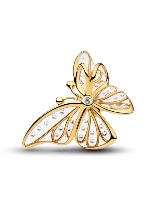 Pandora Katta ajur kapalak sharmi, 14K oltin qoplama 764487C01