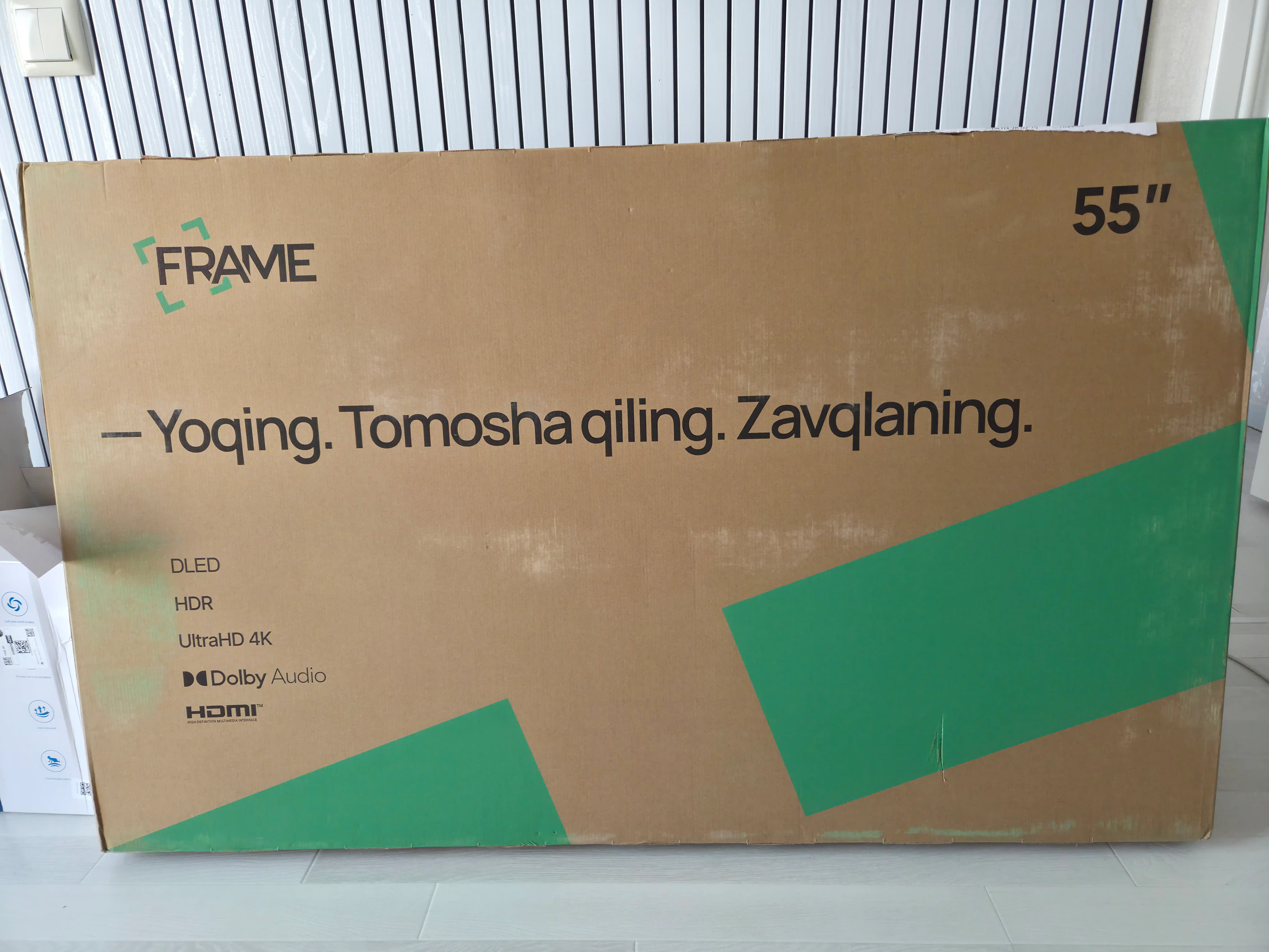 Televizor smart Frame TV 55", 65", 75", 86" 4K UHD, onlayn kinoteatr va TV kanallari bilan