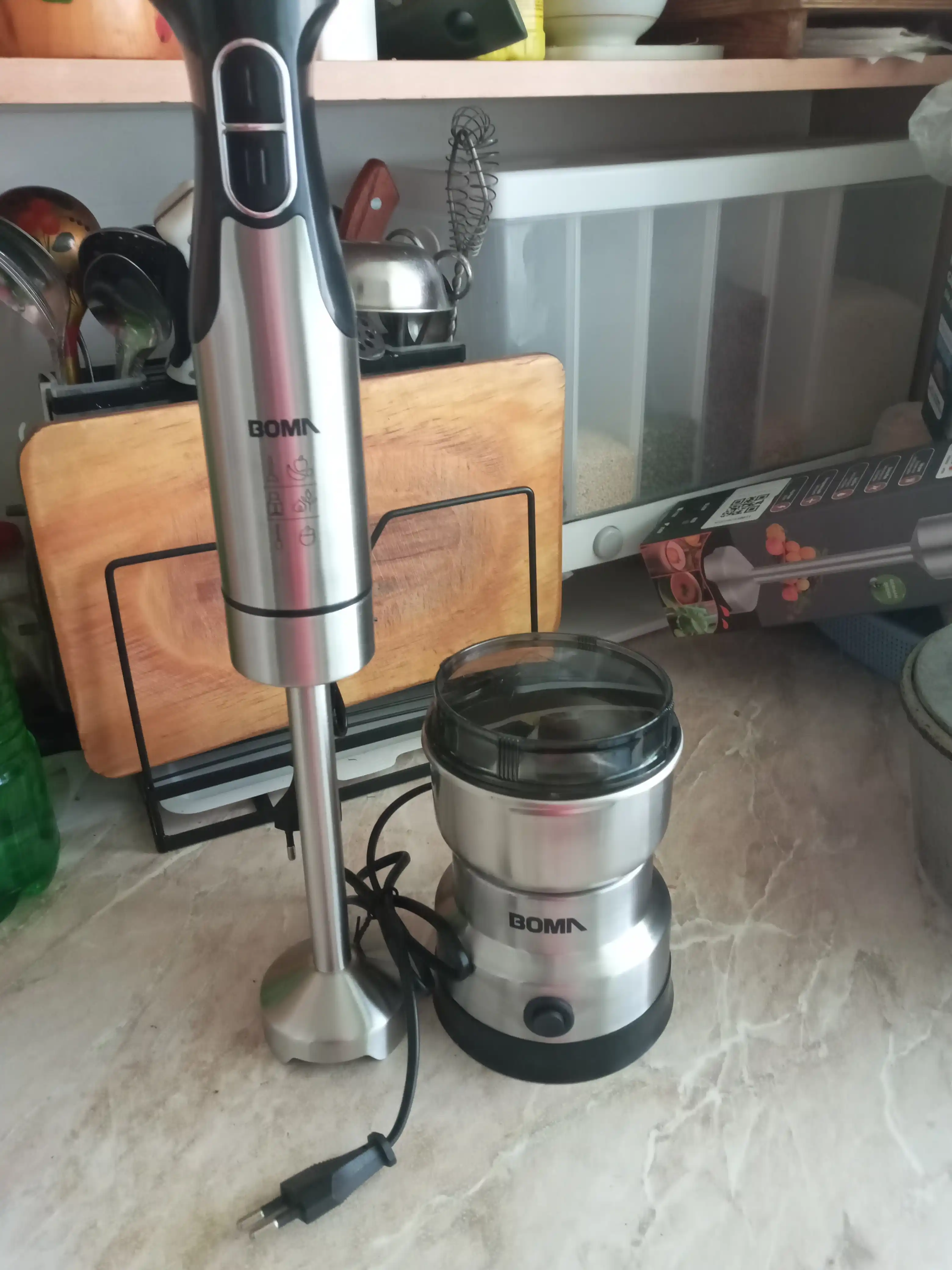 Elektr kofe maydalagich BOMA BM-661, 150 Vt, 300 ml, ko‘p funksiyali